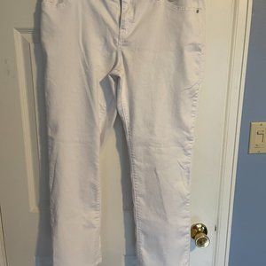 simply vera wang rolled cuff capris size 14